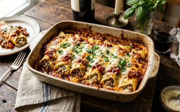Four-Cheese Manicotti